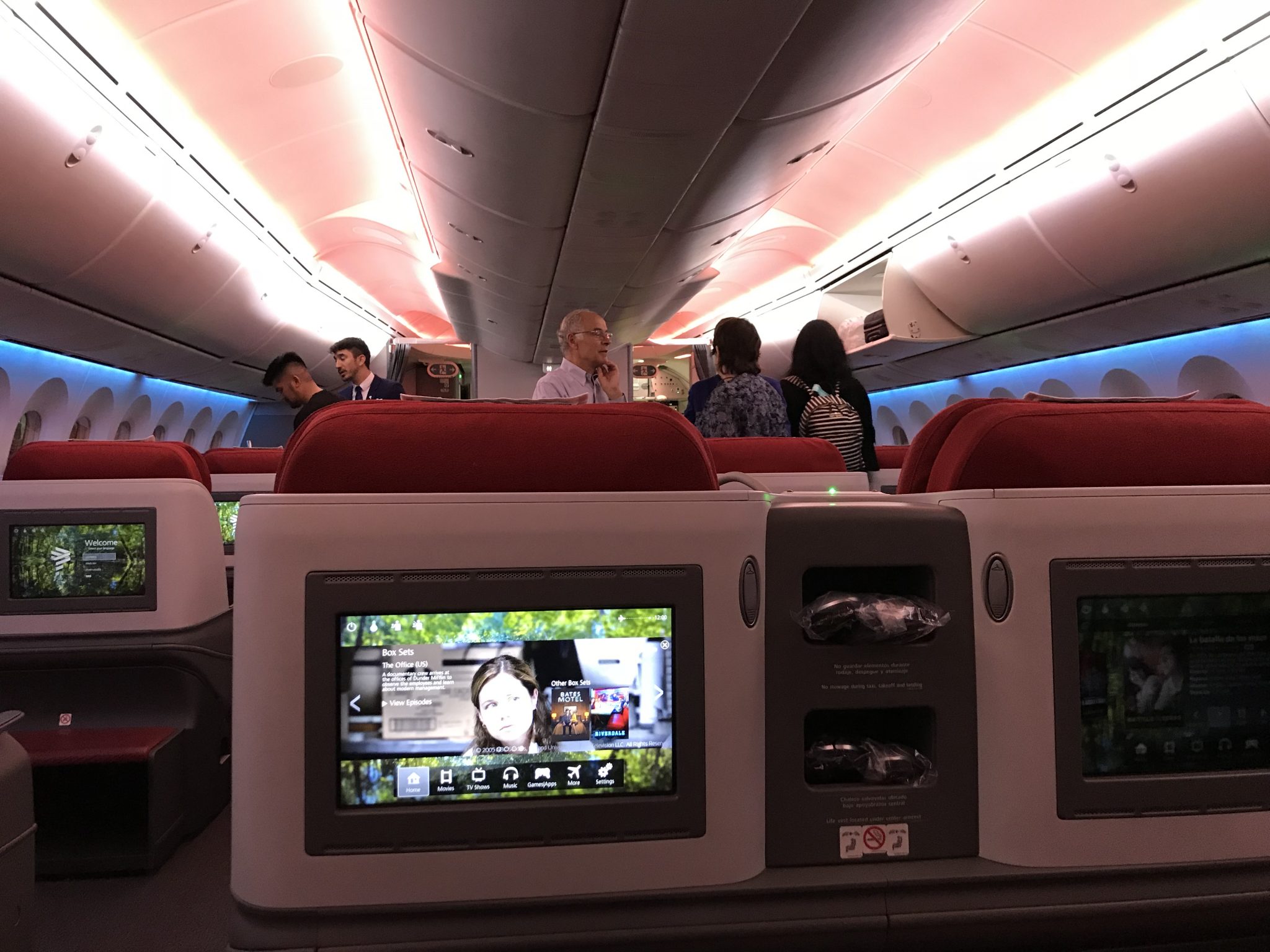 Melbourne to Santiago, LAN804